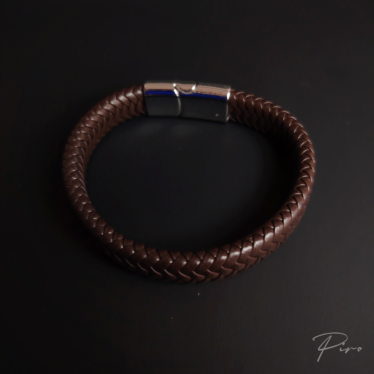 Pulsera de Cuero Clásica Trenzada – Piro