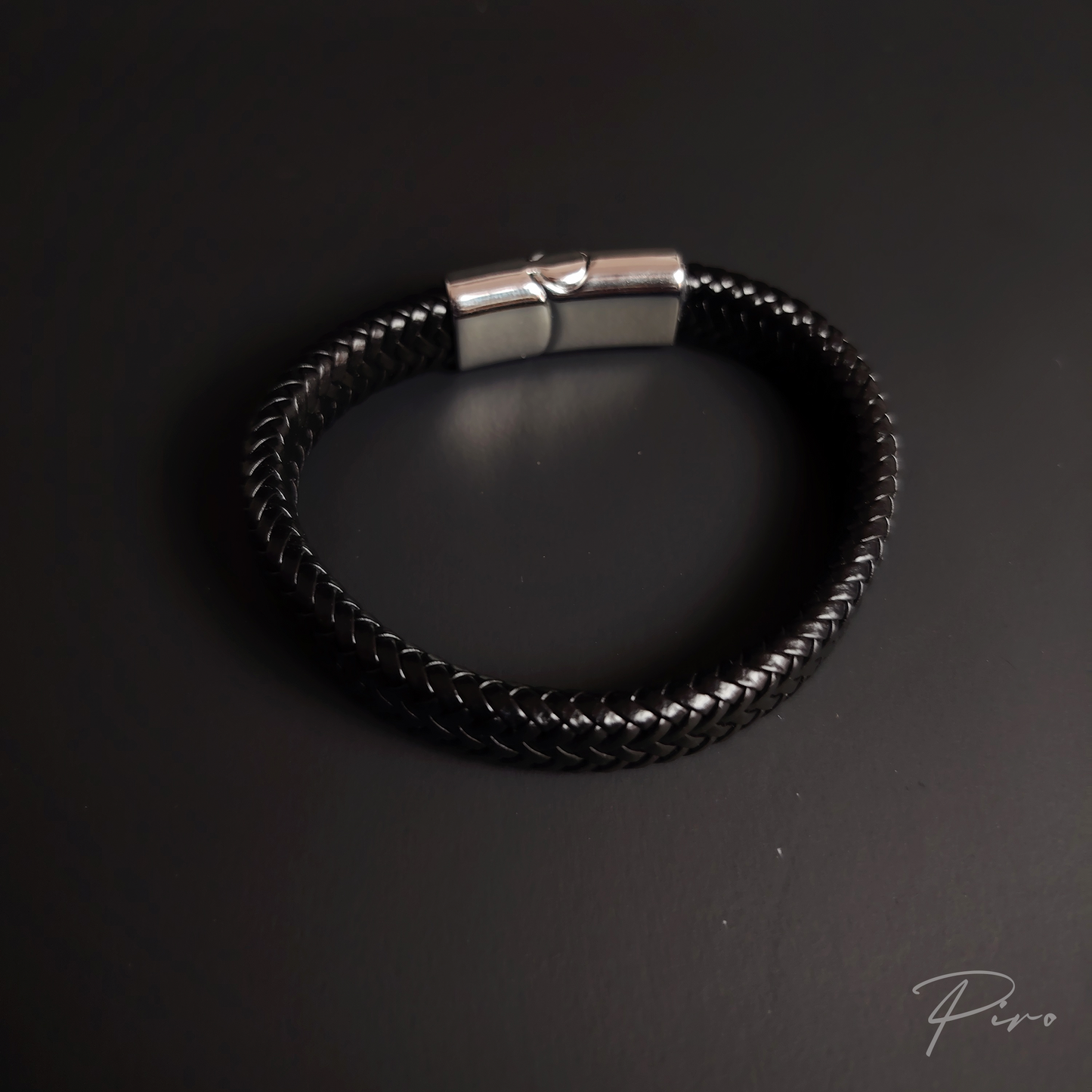 Pulsera de Cuero Clásica Trenzada – Piro