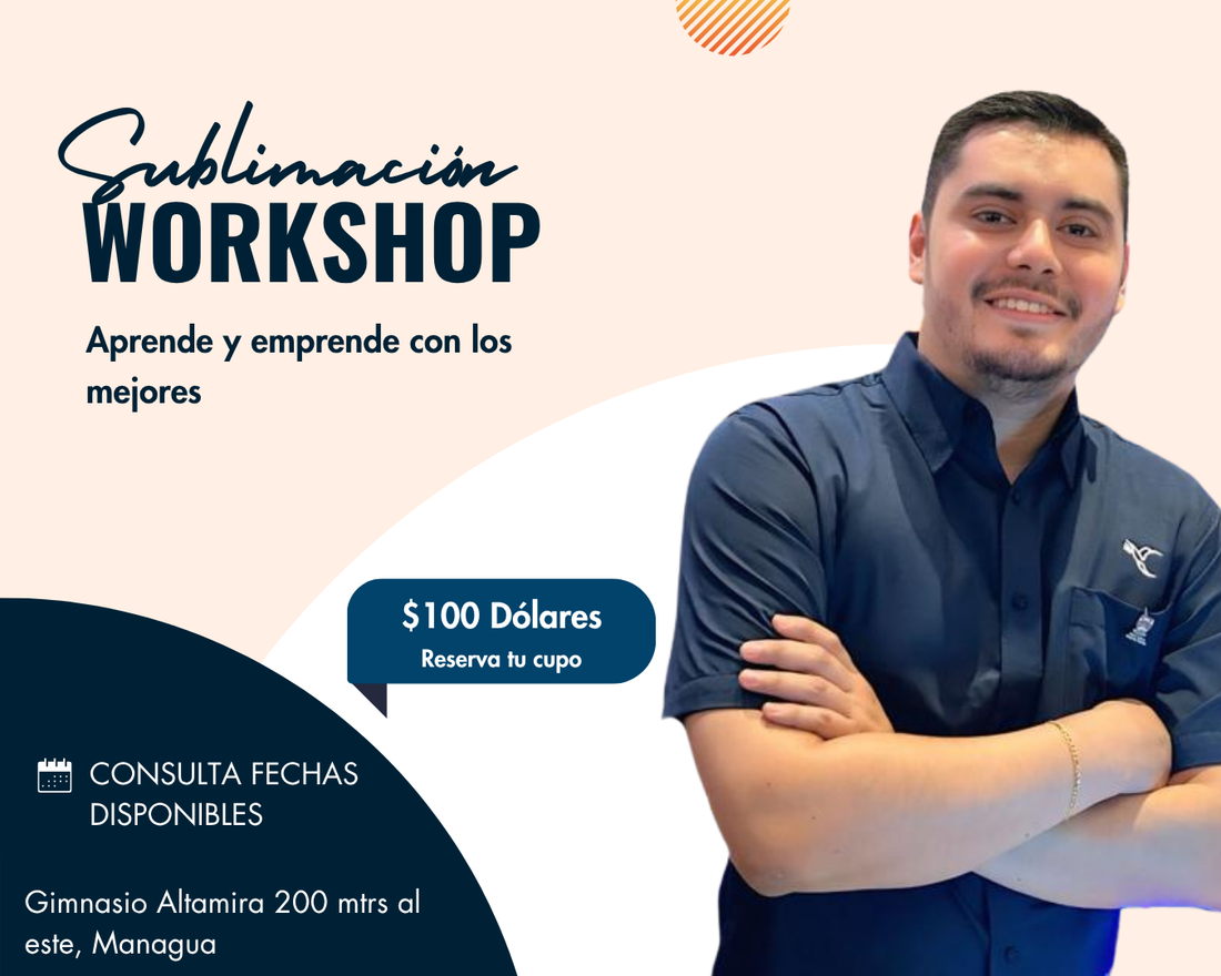 Curso de Sublimación y Estampado Textil en Nicaragua | Aprende y Emprende con Colibrí