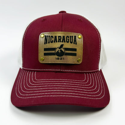Gorra Nicaragua 1821 Parche de Cuero