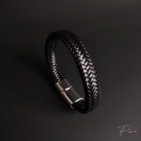 Pulsera de Cuero Clásica Trenzada – Piro